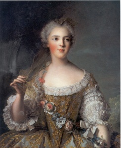 Madame Sophie by Jean-Marc Nattier. Hanging in the Grand Cabinet du Dauphin.